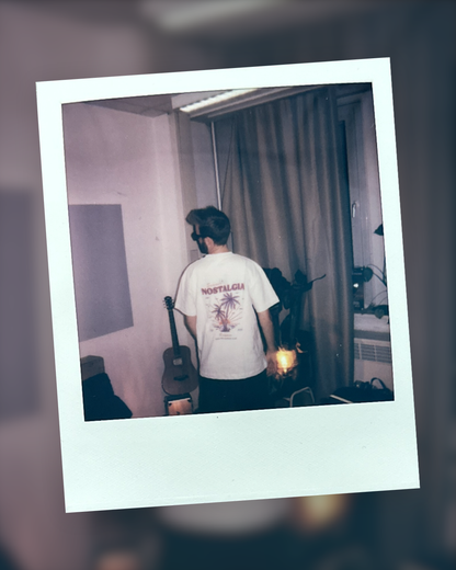SUMMER NOSTALGIA RAMMOR OFF-WHITE - Oversize Unisex Organic Cotton T-Shirt