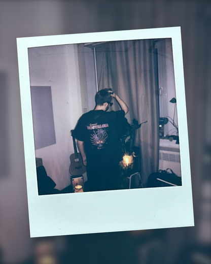 SUMMER NOSTALGIA RAMMOR OFF-BLACK Oversize Unisex Organic Cotton T-Shirt S