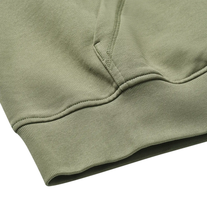 🌴 PARADISE RAMMOR HOODIE OLIVE - Unisex Organic Cotton Boxy Hoodie
