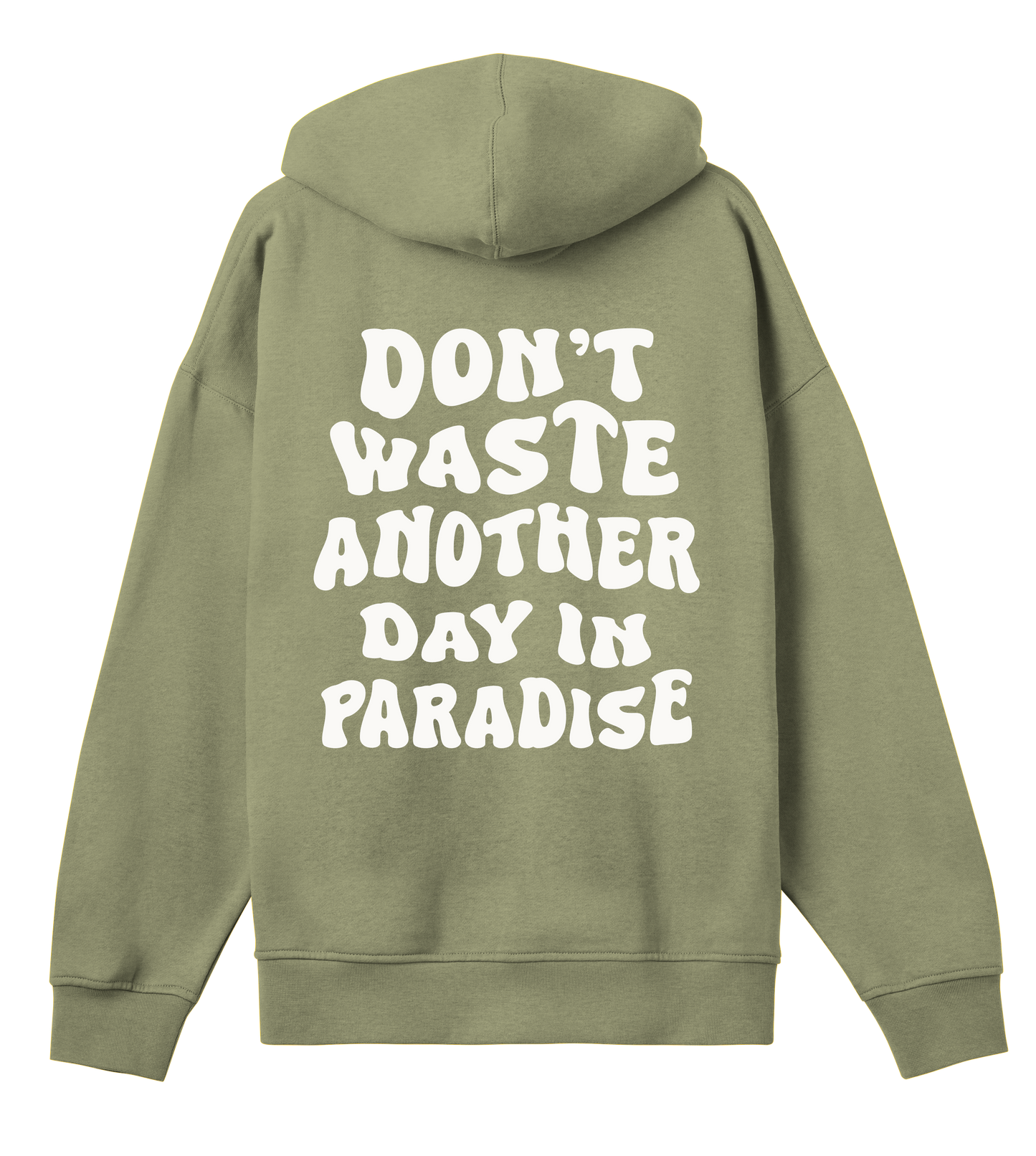 🌴 PARADISE RAMMOR HOODIE OLIVE - Unisex Organic Cotton Boxy Hoodie
