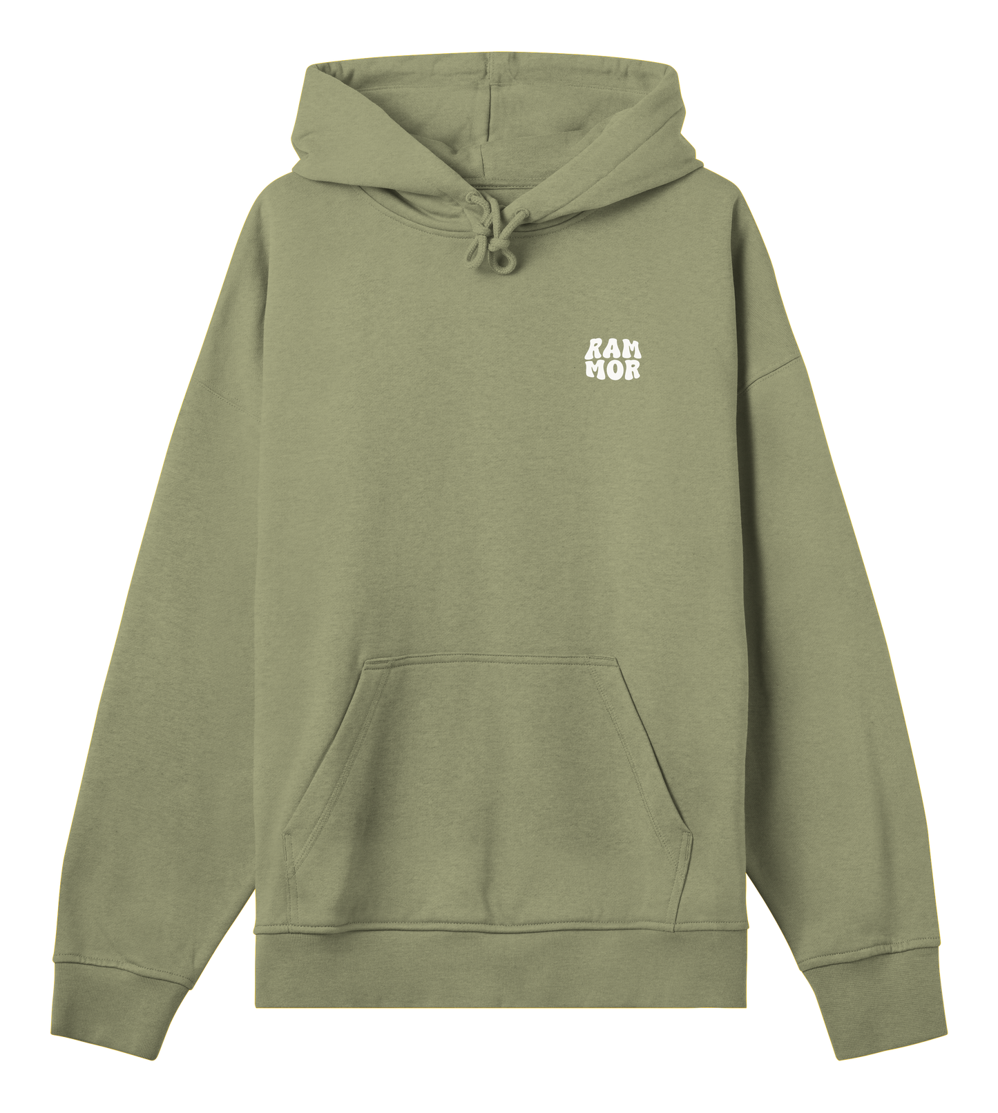 🌴 PARADISE RAMMOR HOODIE OLIVE - Unisex Organic Cotton Boxy Hoodie