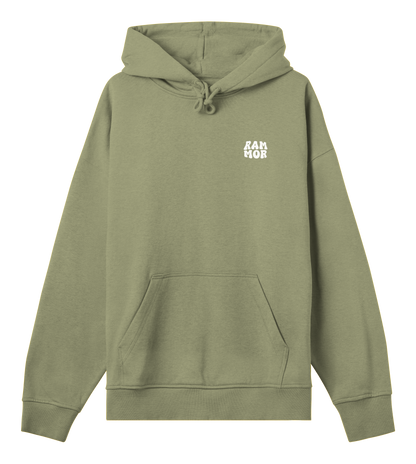 🌴 PARADISE RAMMOR HOODIE OLIVE - Unisex Organic Cotton Boxy Hoodie