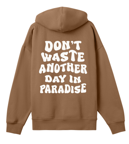 🌴 PARADISE RAMMOR HOODIE TOFFEE - Unisex Organic Cotton Boxy Hoodie