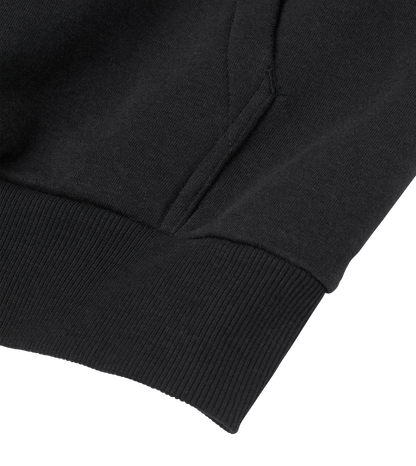 SUMMER NOSTALGIA RAMMOR HOODIE BLACK - Unisex Organic Cotton Hoodie