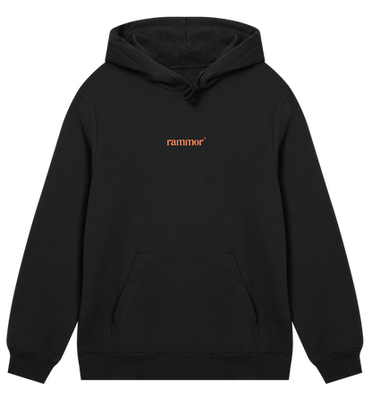 SUMMER NOSTALGIA RAMMOR HOODIE BLACK - Unisex Organic Cotton Hoodie