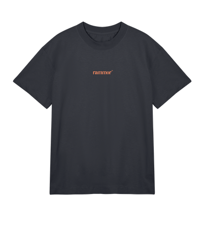SUMMER NOSTALGIA RAMMOR OFF-BLACK - Oversize Unisex Organic