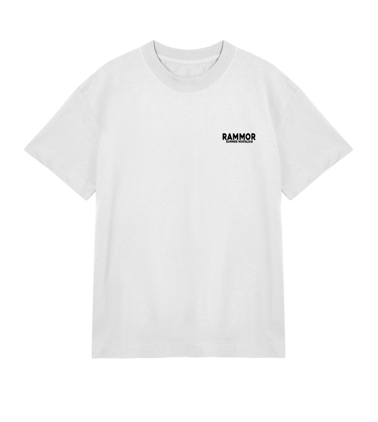 BUTTERFLY RAMMOR OFF-WHITE - Oversize Unisex Organic Cotton T-Shirt